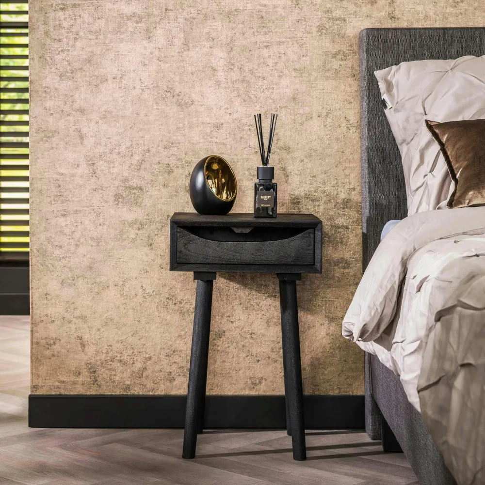 Meubles De Chambre·Coiffeuses|Tradition Coiffeuse avec miroir 3 tiroirs hévéa 80x50x133cm