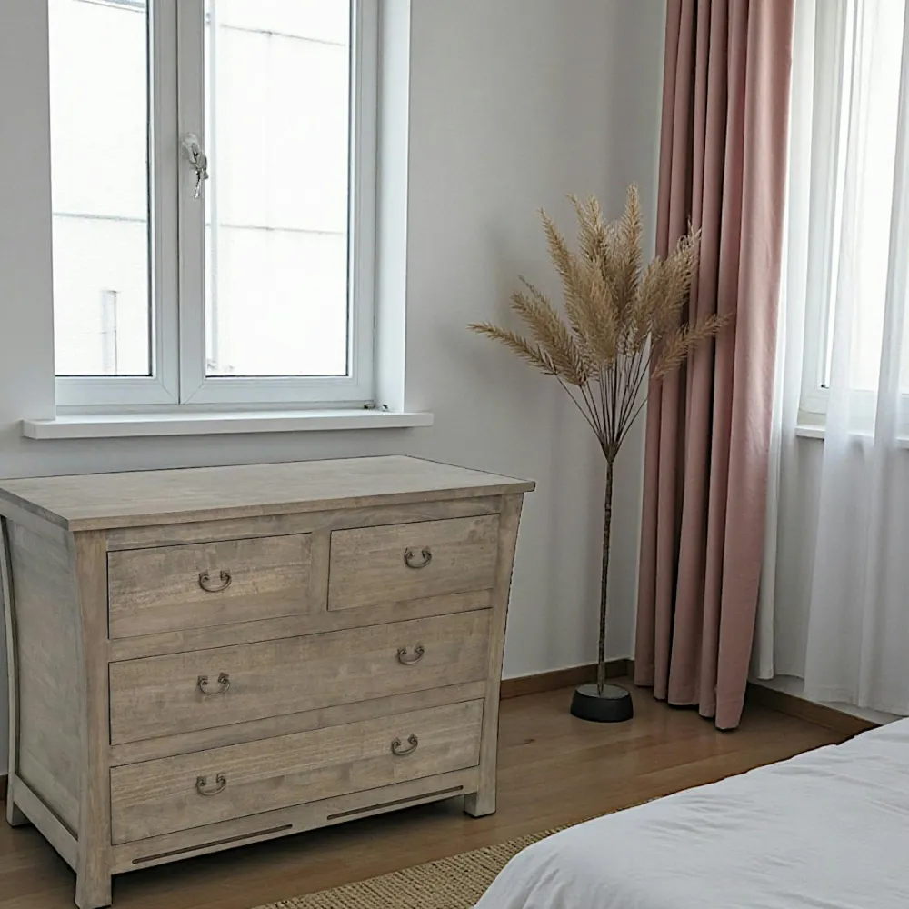 Commodes En Bois|Maori Commode chambre bois massif style exotique