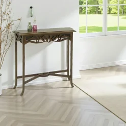 Consoles En Bois|Consoles En Bois|Tradition Console coloniale bois hévéa 80cm