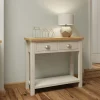 Consoles En Bois|Consoles En Bois|BATH Console de salon en bois finition gris clair