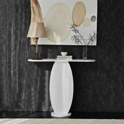 Consoles En Bois|Consoles En Bois|MARFA Console d'entrée design organique effet bois