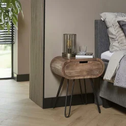 Univers Déco·Scandinave Hygge|Consoles En Bois|Niagara Console en bois forme oblongue