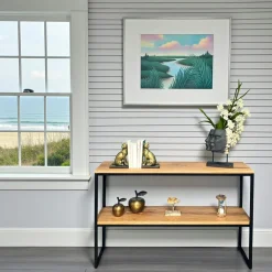 Consoles En Bois|Consoles En Bois|PALERME Console en chêne massif blanc