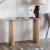 Univers Déco·Scandinave Hygge|Consoles En Bois|MASSA Console marbre et bois