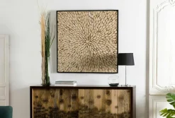 Décorations Murales| Décoration murale bois de teck graphique GM OTTAWA