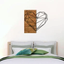 Décorations Murales| Décoration murale en métal et bois – arbre de vie