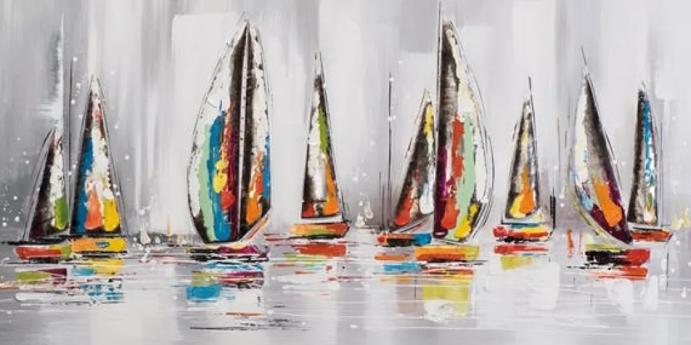 Décorations Murales| Décoration murale en métal visage et formes noir, gris, or