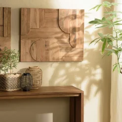 Univers Déco·Maison De Campagne|Décorations Murales|DENVER Décoration murale pin recyclé formes en relief
