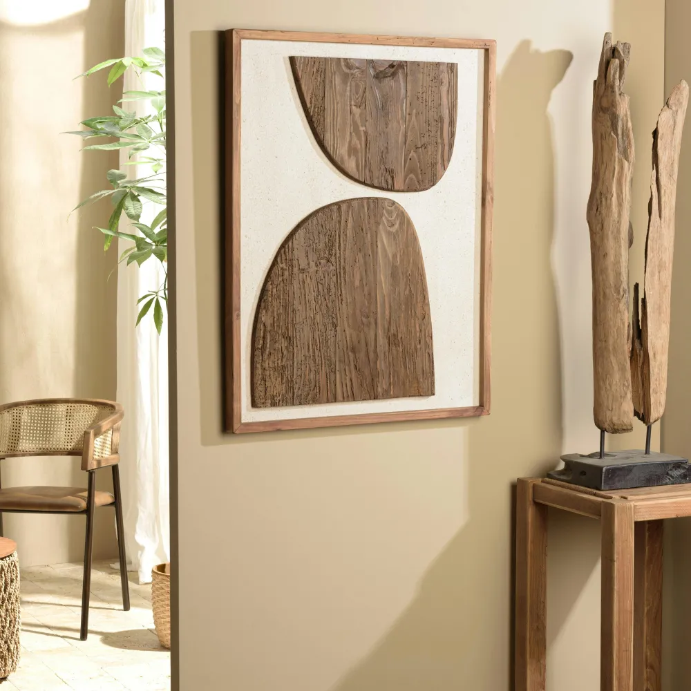 Décorations Murales|Univers Déco·Maison De Campagne|DENVER Décoration murale pin recyclé sur fond blanc