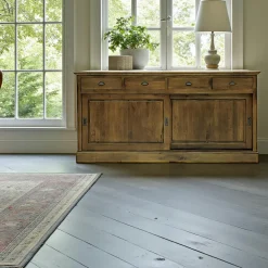 Buffets En Bois|Buffets En Bois|Tradition Enfilade portes coulissantes hévéa 190cm