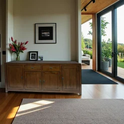 Tables Basses Carrées|Helena Ensemble de 3 tables basses hévéa