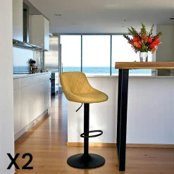 Fauteuils En Tissu|Fauteuils Convertibles|PALAU Fauteuil convertible 1 place moutarde - coussin inclus