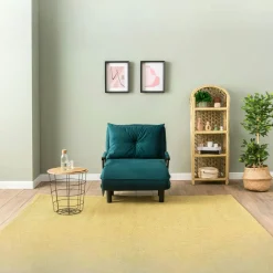 Fauteuils Convertibles|IBARRA Fauteuil convertible écru inclinaison réglable 175 cm