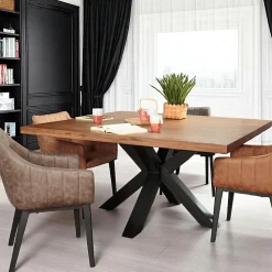 Univers Déco·Design Contemporain|Meubles De Cuisine·Chaises|GALWAY Fauteuil de table en velours tissé sable avec dossier ouvert (lot de 2)