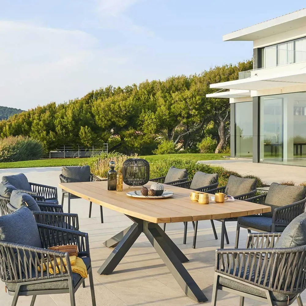 Chaises Avec Accoudoirs|Chaises Contemporaines|IENA Fauteuil de table pivotant tissu terracotta (lot de 2)