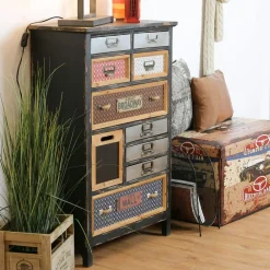 Univers Déco·Scandinave Hygge|Fauteuils En Tissu|TIM Fauteuil en tissu blanc à bouclette