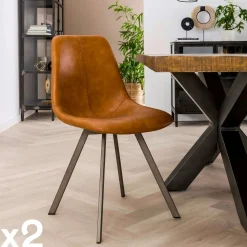 Univers Déco·Design Contemporain|Chaises Avec Accoudoirs|Melbourne Fauteuil pivotant de table en bouclette sable (lot de 2)