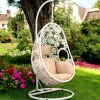 Fauteuils Suspendus|SOUTH BEACH Fauteuil œuf suspendu blanc