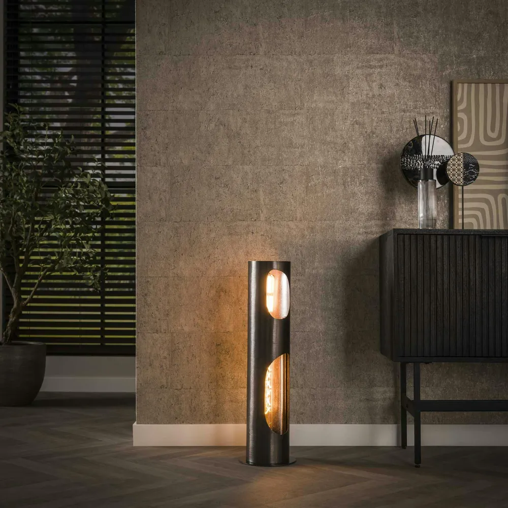 Lampadaires|Lampes À Poser·Lampe Style Industriel|RALF Lampadaire cylindrique ouvert H 71 cm