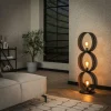 Lampadaires|Lampes À Poser·Lampe Style Industriel|RALF Lampadaire design 3 anneaux en métal perforé