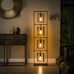 Lampadaires|RALF Lampadaire industriel cadres 4 lampes