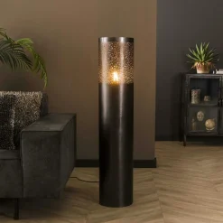 Lampadaires|Lampes À Poser·Lampe Style Industriel|RALF Lampadaire noir effet étoilé 120 cm