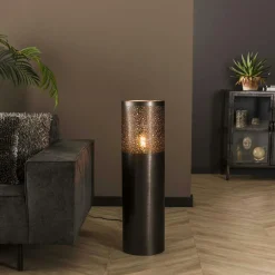 Lampadaires|Lampes À Poser·Lampe Style Industriel|RALF Lampadaire noir effet étoilé 90 cm