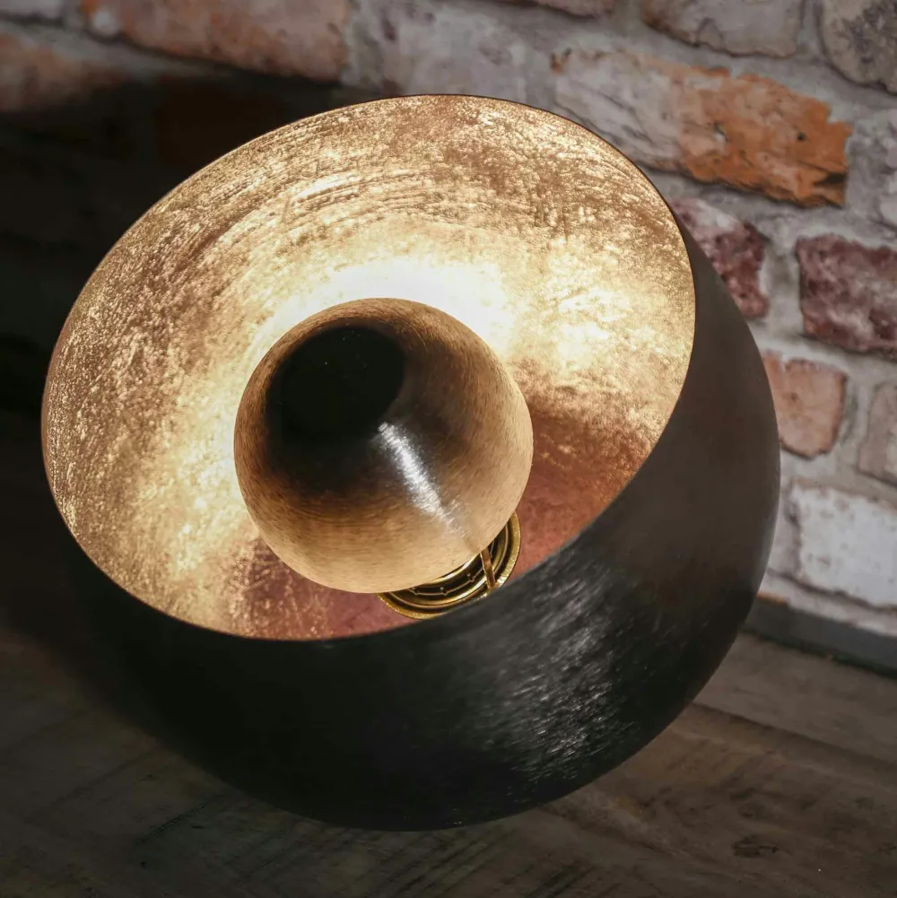 Lampadaires|Niagara Lampadaire vintage XL avec abat-jour en verre forme torche