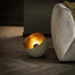 Lampes À Poser·Lampe Style Industriel|RALF Lampe à poser cloche finition gris naturel ø 28 cm