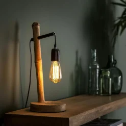 Univers Déco·Globe-Trotter|Lucknow Lampe décorative pied bambou