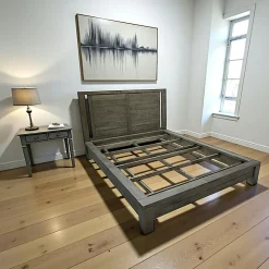 Lits Scandinaves|Lits 2 Places|Attan Lit 2 places Hévéa pour couchage 140x190 163x213x110cm