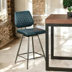 Univers Déco·Maison De Campagne|Univers Déco·Loft Industriel|BRISBANE Mange-debout rectangulaire bois recyclé 120x75