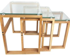 Bibliothèques En Bois|Bibliothèques En Bois|Tradition Meuble d'angle de rangement hévéa 70x53x125cm