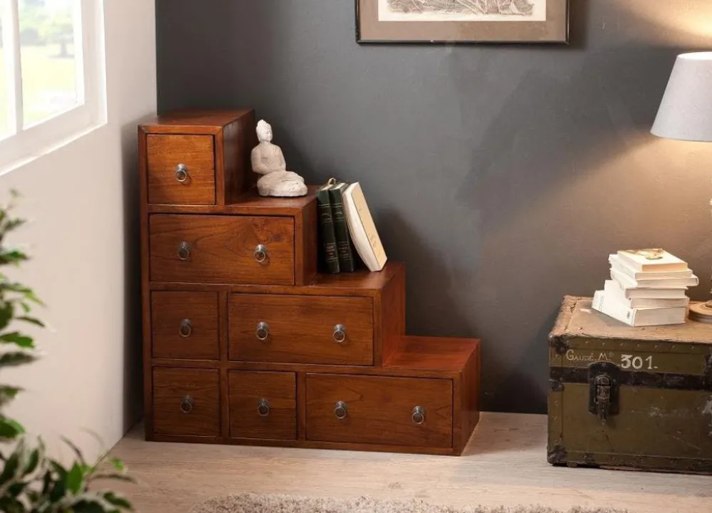 Meubles Tv En Bois|Lola Meuble TV 3 tiroirs 140cm