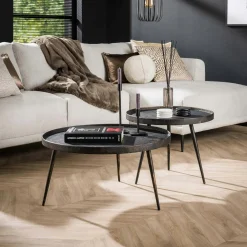 Meubles Tv En Bois|Meubles Tv Vintage|FAGA Meuble tv avec rangement en bois recyclé FSC motif chevron