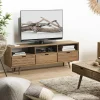 Univers Déco·Maison De Campagne|Meubles Tv Scandinaves|LIMA Meuble tv avec rangement en bois de sapin