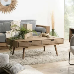 Univers Déco·Maison De Campagne|Meubles Tv Scandinaves|LIMA Meuble tv avec rangement en bois de sapin