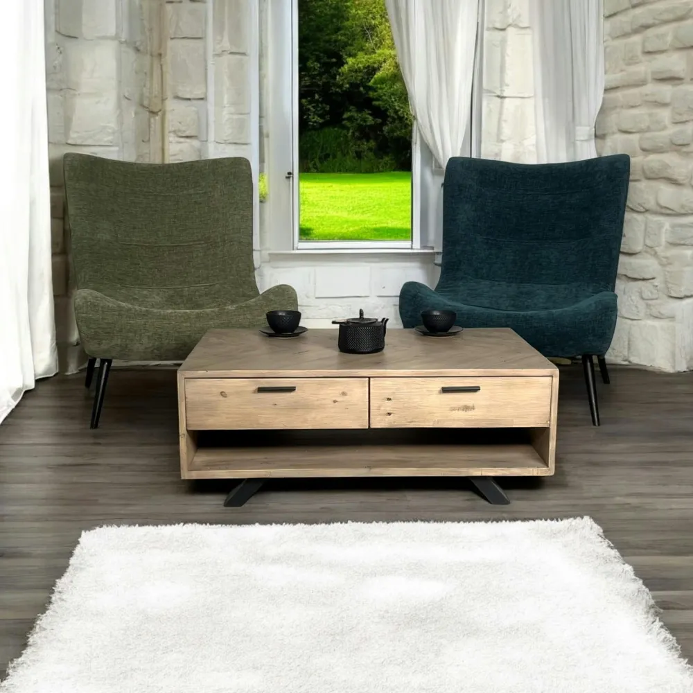 Univers Déco·Maison De Campagne|Meubles Tv En Bois|VITTORIA Meuble tv avec rangement bois recyclé