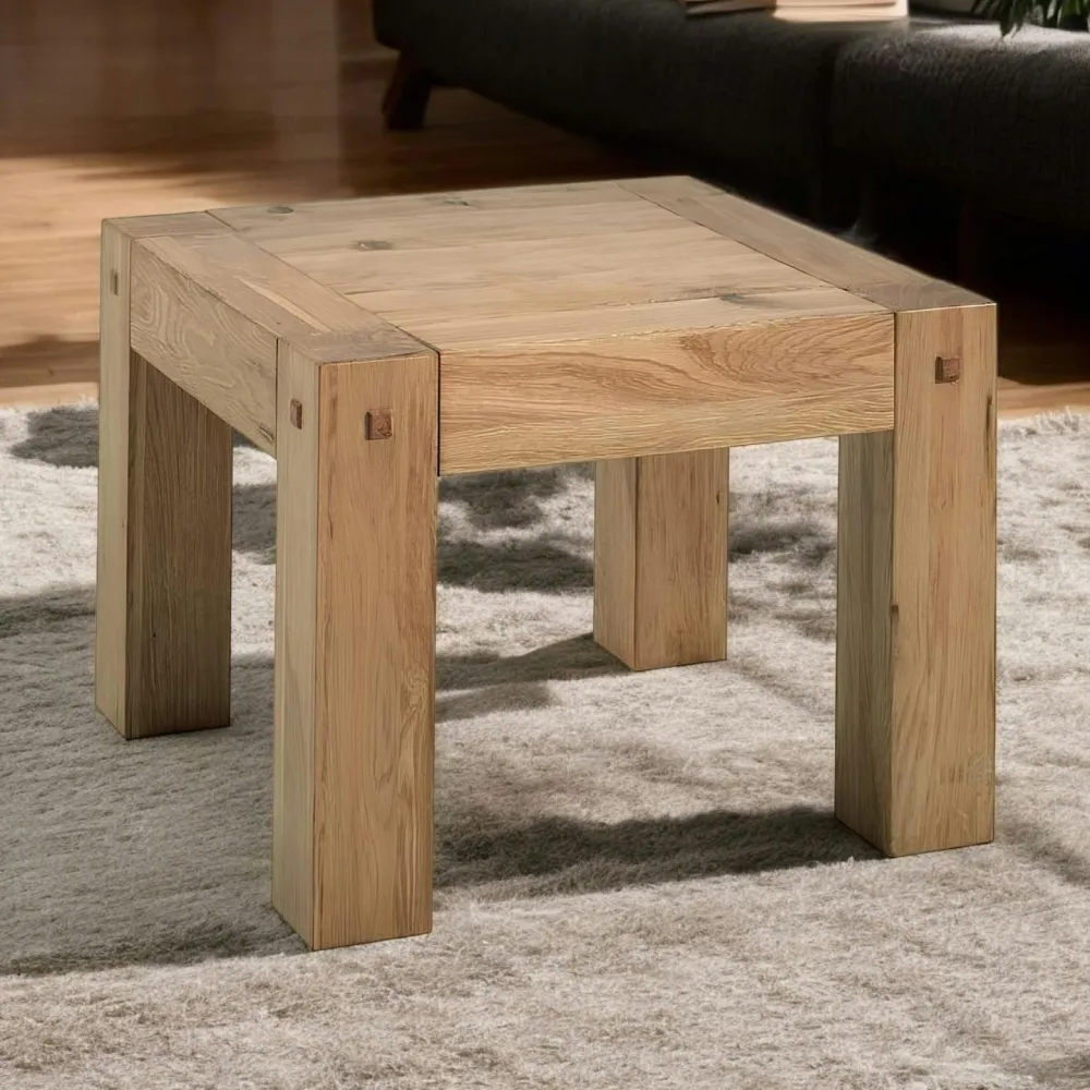 Meubles Tv En Bois|Meubles Tv Scandinaves|Fjord Meuble TV bois de chêne 2 tiroirs