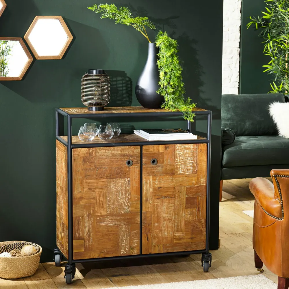 Meubles Tv En Bois|Helena Meuble TV hévéa 80cm