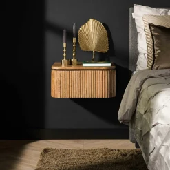 Meubles Tv En Bois|Olga Meuble TV hévéa 130cm