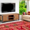 Meubles Tv Industriels|Meubles Tv En Bois|Canada Meuble TV marron teck naturel