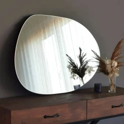 Miroirs|CODY Miroir d'entrée organique 75 cm - style scandinave