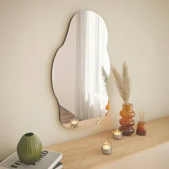 Miroirs|CODY Miroir design organique forme flaque d'eau 72 cm