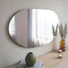 Miroirs|CODY Miroir design organique forme galet 89 cm - style naturel