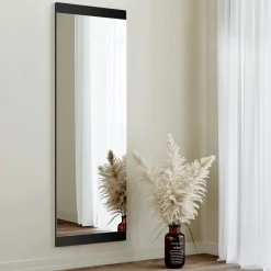 Miroirs|CODY Miroir rectangulaire blanc à suspendre ou poser 120 cm