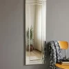 Miroirs|CODY Miroir rectangulaire moderne chic - cadre strié 120 cm