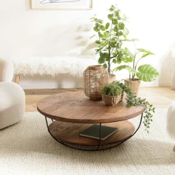 Univers Déco·Globe-Trotter|Miroirs|Jaipur Miroir soleil teck