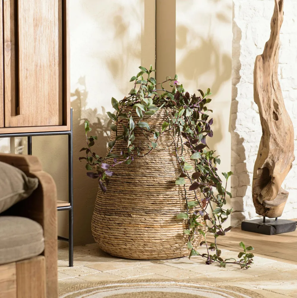 Rangements Déco·Paniers / Boîtes De Rangement|Swing Panier de rangement / coffre en chanvre tressé (lot de 2)