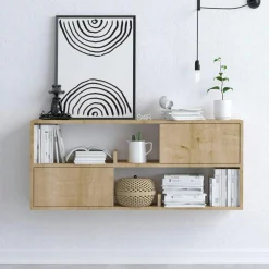 Suspensions / Lustres|Lucknow Plafonnier en bois de manguier ajouré